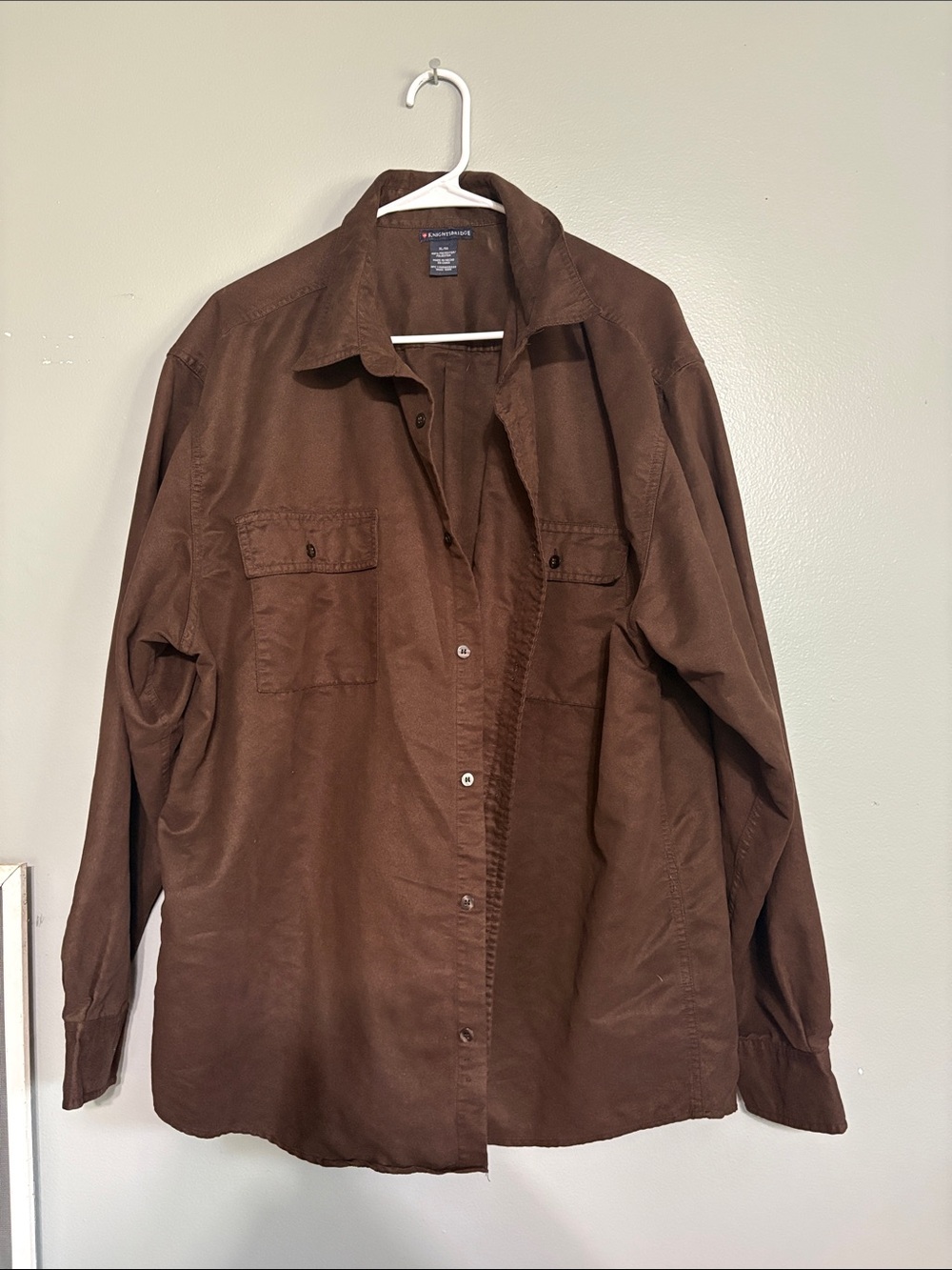 Classic Brown Lightweight Shirt Jacket - Women's Layering Jacket